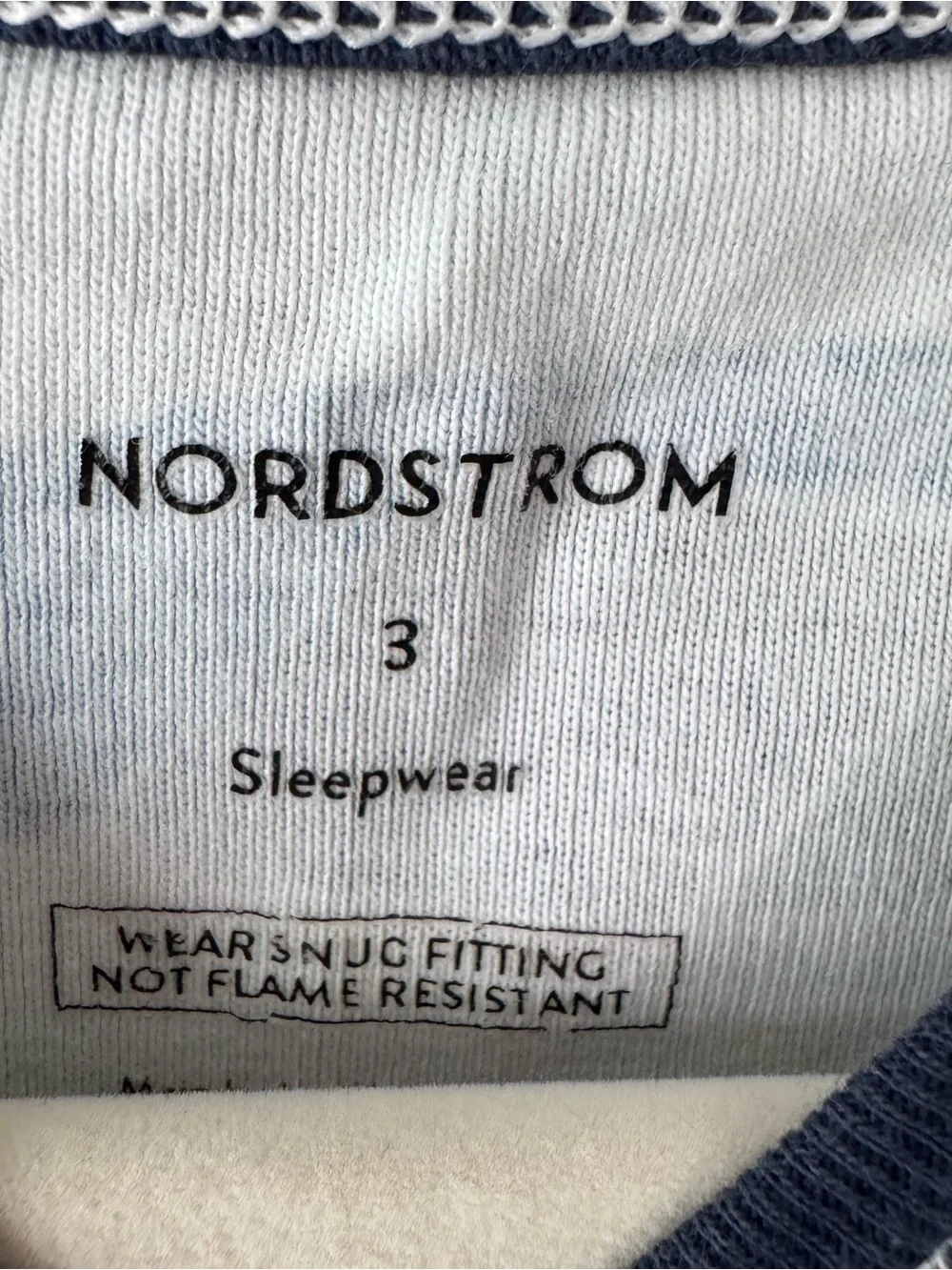 Nordstrom ‘Glow in the Dark’ Light Blue Ski Village Pajama Set